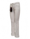 Victory Gate white rubberized flare jeans shop online womens jeans