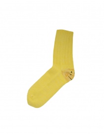 Kapital yellow socks with smiley heels price