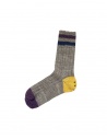 Kapital Happy Heel grey socks with smiley heel shop online socks