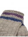 Kapital Happy Heel grey socks with smiley heel EK-1447 GREY price
