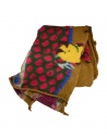 Kapital Dragon Dance sciarpa color senape con drago verde e fucsia K2310XG532 MUSTARD prezzo