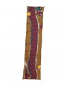 Kapital mustard colored scarf with green and fucsia dragon buy online K2310XG532 MUSTARD