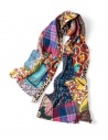 Kapital Kountry Patchwork handcrafted colored stole buy online K2310XG533 ASSORTED