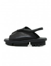 Trippen Density black closed sandal with open toe