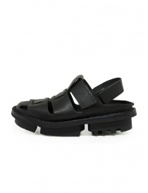 Trippen Alliance closed sandal in black leather price