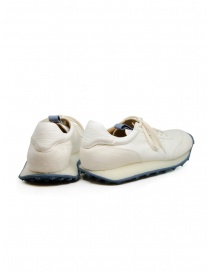 Shoto Melody white leather sneakers with blue sole price