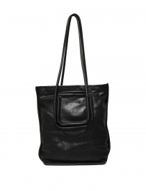 Trippen SQ-Bag b black leather tote bag