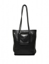 Trippen SQ-Bag b borsa tote in pelle nera SQ-BAG B BGL BLK BGL prezzo