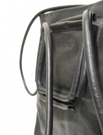 Trippen SQ-Bag b black leather tote bag