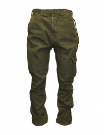 Mens trousers online: Kapital khaki cargo pants