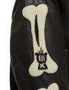 Kapital I-Five Varsity black wool bomber jacket with leather sleeves EK1309 BLACK buy online