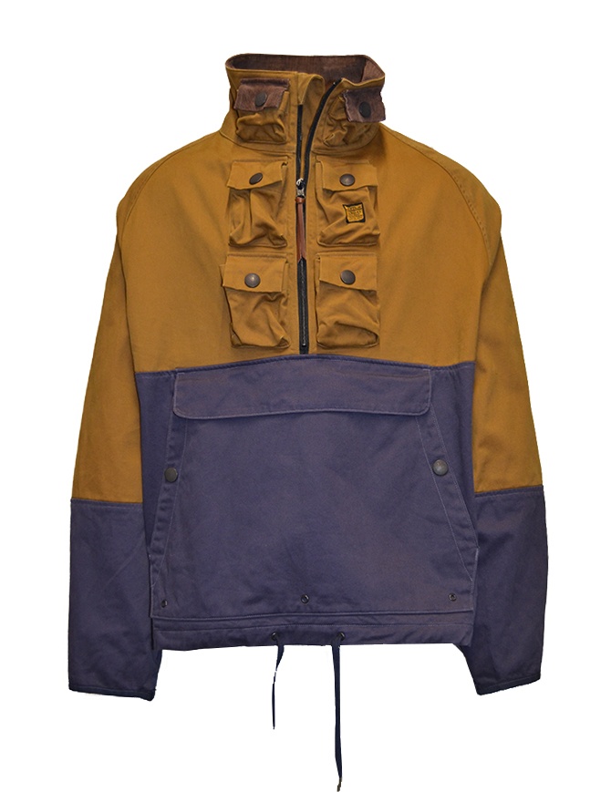 Kapital Vorking anorak multitasche color block in cotone K2310LJ092 CNV giubbini uomo online shopping