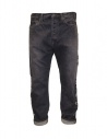 Kapital vintage black jeans with studs and side pearls buy online EK-1243 BLK