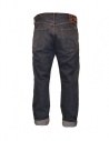 Kapital jeans nero vintage con borchie e perle laterali EK-1243 BLK prezzo