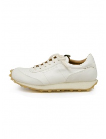 Shoto Melody sneakers bianche con suola giallo ocra acquista online