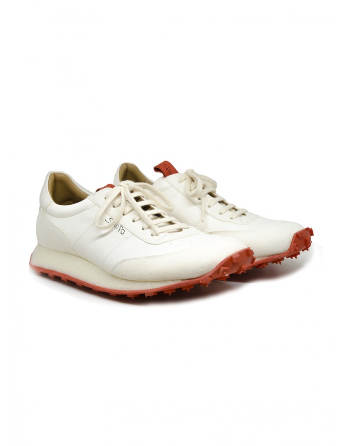 Shoto Melody sneakers in pelle bianche con suola rossa 1221 MELODY VEL/MELODY DORF VE calzature uomo online shopping