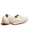 Shoto Melody white leather sneakers with red sole shop online mens shoes