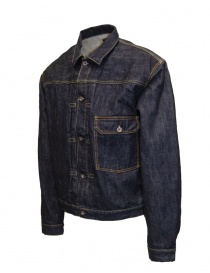 Kapital giacca in denim one wash blu indigo