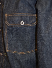 Kapital giacca in denim one wash blu indigo giubbini uomo acquista online