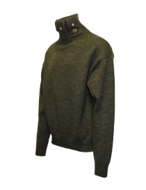 Kapital Nichel "3" maglione khaki con taschini sul collo alto prezzo