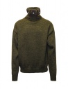 Kapital Nichel "3" maglione khaki con taschini sul collo alto acquista online K2311KN154 KHAKI