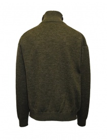 Kapital Nichel "3" khaki pullover with pockets on the high neck men s knitwear buy online
