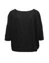 Ma'ry'ya black linen oval shaped t-shirt shop online womens t shirts