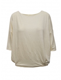 Ma'ry'ya blouse in natural white linen YMJ104 J1WHITE