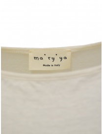 Ma'ry'ya blusa in lino bianco naturale acquista online