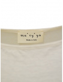 Ma'ry'ya blusa in lino bianco naturale