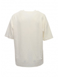Ma'ry'ya T-shirt bianca in lino con scollo a V prezzo