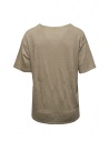 Ma'ry'ya T-shirt beige in lino da donna YMJ100 J6G.BEIGE prezzo