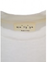 Ma'ry'ya T-shirt in lino bianca naturale YMJ100 J1WHITE prezzo