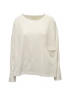 Ma'ry'ya maglietta a maniche lunghe bianca con tasca acquista online YMJ095 I1WHITE
