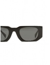 Kuboraum U8 Black Shine rectangular sunglasses with grey lenses U8 49-25 BS 2GREY buy online