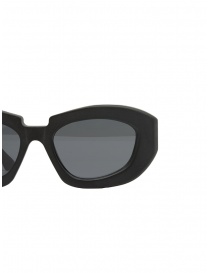 Kuboraum X23 Black Matt occhiali da sole ovali neri opachi occhiali acquista online