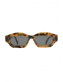 Kuboraum Q6 HX two-tone tortoiseshell sunglasses with grey lenses