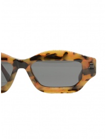 Kuboraum Q6 HX two-tone tortoiseshell sunglasses with grey lenses