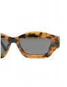 Kuboraum Q6 HX two-tone tortoiseshell sunglasses with grey lenses shop online glasses