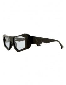 Kuboraum F6 Black Night sunglasses with light blue lenses
