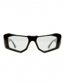 Occhiali online: Kuboraum F6 Black Night occhiali da sole con lenti azzurre
