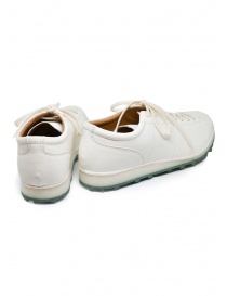 Shoto sneakers in pelle di cavallo bianche con suola turchese calzature uomo acquista online