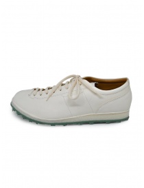 Shoto sneakers in pelle di cavallo bianche con suola turchese prezzo