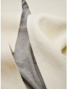 Ma'ry'ya maglia in cotone grigia e bianca aperta dietro YMK030 14WHITE/GREY prezzo