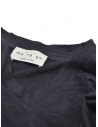 Ma'ry'ya V-neck T-shirt in navy blue linen YMJ101 J7NAVY buy online