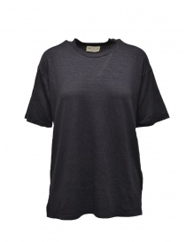 Ma'ry'ya navy blue linen T-shirt YMJ100 J7NAVY