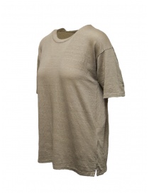 Ma'ry'ya T-shirt beige in lino da donna acquista online