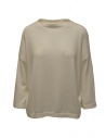 Ma'ry'ya beige cotton knit boxy pullover buy online YMK44 F3CORDA