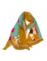 Kapital scarf with dachshund dogs buy online EK-1303 GLD