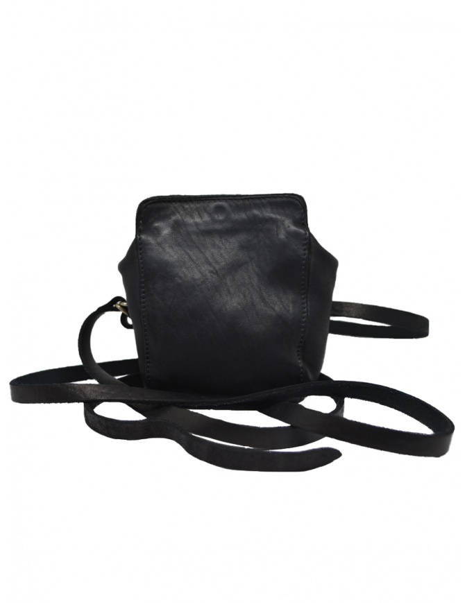 Guidi RT02 mini borsa a tracolla in pelle di cavallo nera RT02 SOFT HORSE FULL GRAIN BLKT borse online shopping